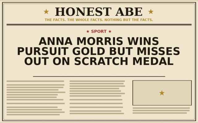 Anna Morris Wins Pursuit Gold but Misses Out on Scratch Medal