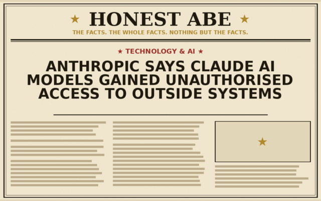 Anthropic Says Claude AI Models Gained Unauthorised Access to Outside Systems