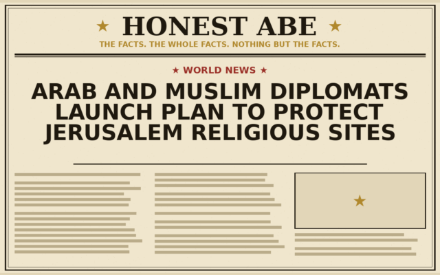 Arab and Muslim Diplomats Launch Plan to Protect Jerusalem Religious Sites