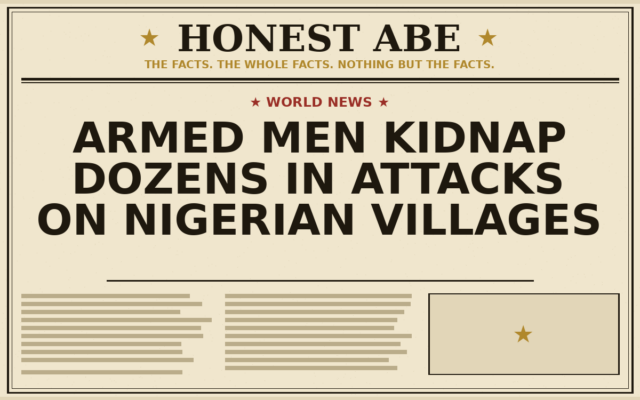 Armed Men Kidnap Dozens in Attacks on Nigerian Villages