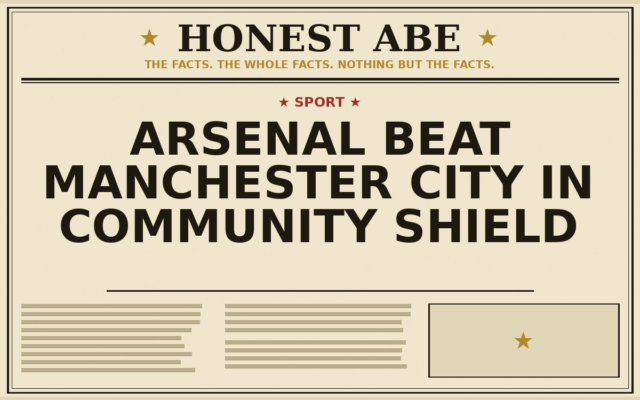 Arsenal Beat Manchester City in Community Shield