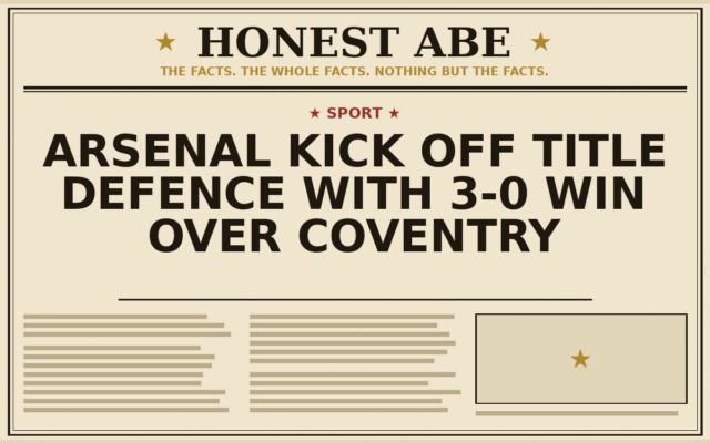 Arsenal Kick Off Title Defence With 3-0 Win Over Coventry