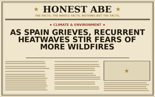 As Spain Grieves, Recurrent Heatwaves Stir Fears of More Wildfires