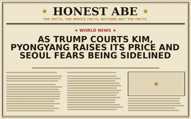 As Trump Courts Kim, Pyongyang Raises Its Price and Seoul Fears Being Sidelined