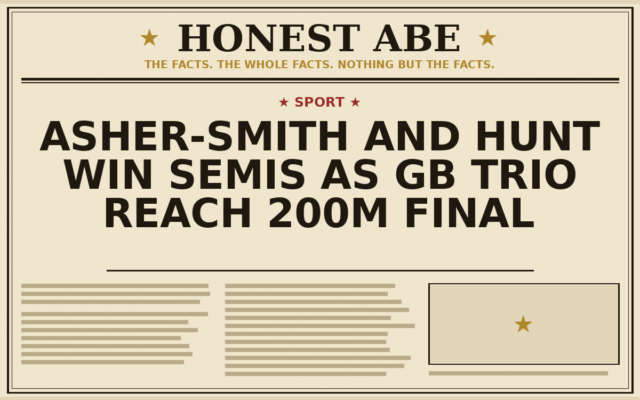 Asher-Smith and Hunt Win Semis as GB Trio Reach 200m Final