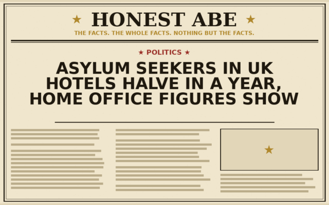 Asylum Seekers in UK Hotels Halve in a Year, Home Office Figures Show