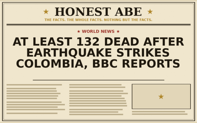 At Least 132 Dead After Earthquake Strikes Colombia, BBC Reports