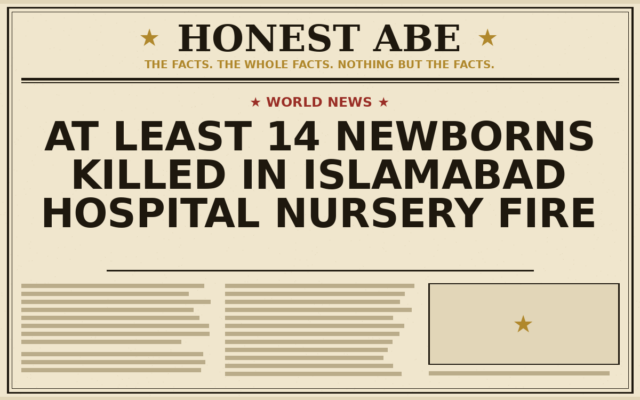 At Least 14 Newborns Killed in Islamabad Hospital Nursery Fire