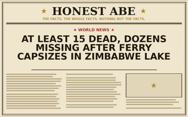 At Least 15 Dead, Dozens Missing After Ferry Capsizes in Zimbabwe Lake