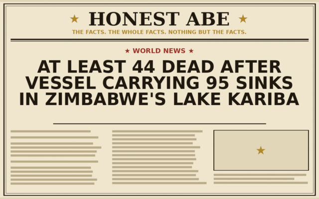 At Least 44 Dead After Vessel Carrying 95 Sinks in Zimbabwe’s Lake Kariba