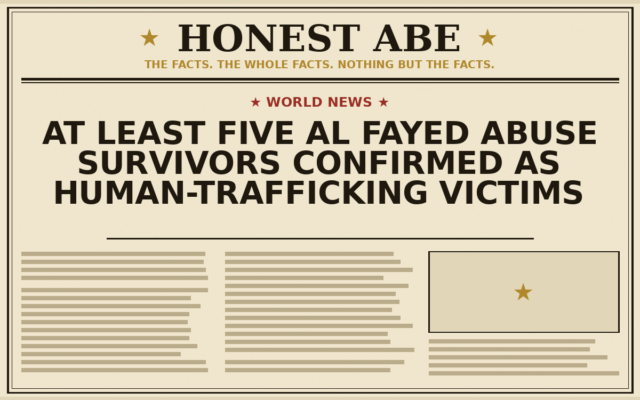 At Least Five Al Fayed Abuse Survivors Confirmed as Human-Trafficking Victims