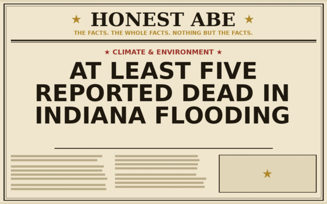 At Least Five Reported Dead in Indiana Flooding