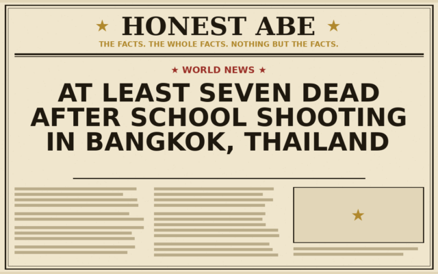 At Least Seven Dead After School Shooting in Bangkok, Thailand