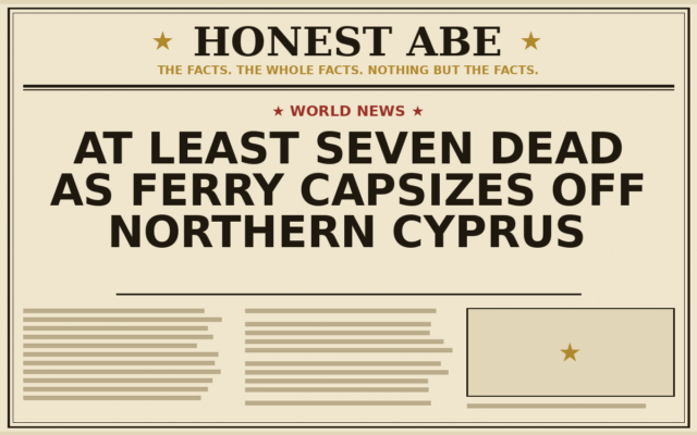 At Least Seven Dead as Ferry Capsizes Off Northern Cyprus