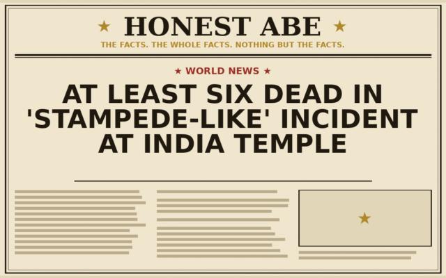 At Least Six Dead in ‘Stampede-Like’ Incident at India Temple