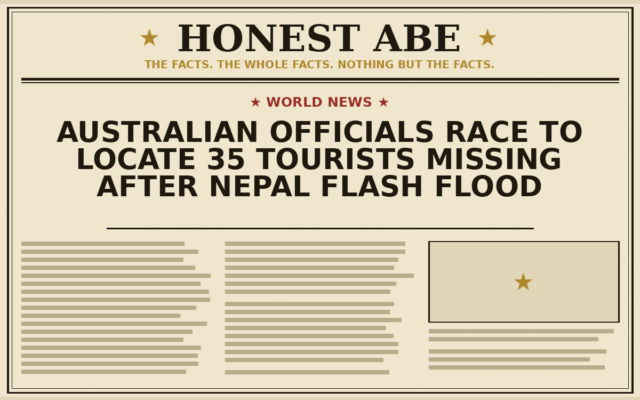 Australian Officials Race to Locate 35 Tourists Missing After Nepal Flash Flood
