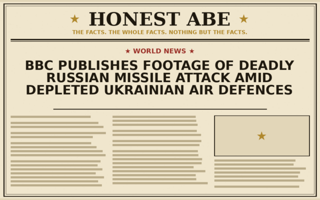 BBC Publishes Footage of Deadly Russian Missile Attack Amid Depleted Ukrainian Air Defences