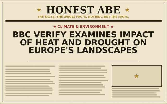 BBC Verify Examines Impact of Heat and Drought on Europe’s Landscapes