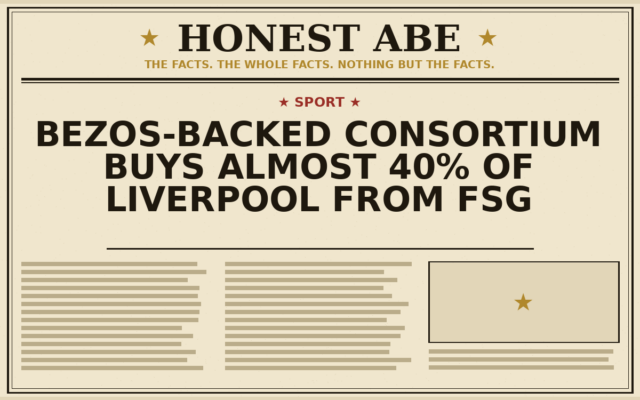 Bezos-Backed Consortium Buys Almost 40% of Liverpool from FSG