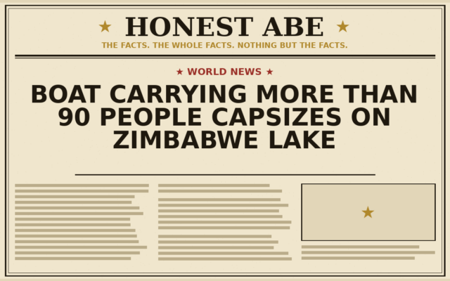 Boat Carrying More Than 90 People Capsizes on Zimbabwe Lake