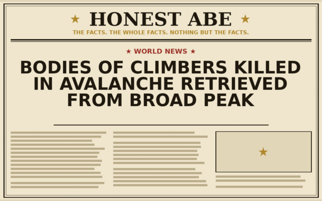Bodies of Climbers Killed in Avalanche Retrieved From Broad Peak