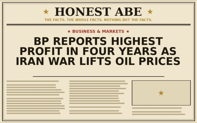 BP Reports Highest Profit in Four Years as Iran War Lifts Oil Prices