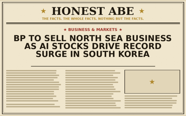 BP to Sell North Sea Business as AI Stocks Drive Record Surge in South Korea