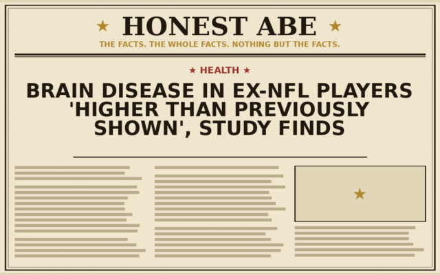 Brain Disease in Ex-NFL Players ‘Higher Than Previously Shown’, Study Finds