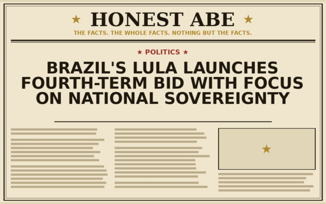 Brazil’s Lula Launches Fourth-Term Bid With Focus on National Sovereignty