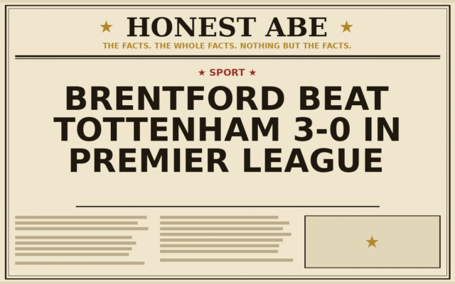 Brentford Beat Tottenham 3-0 in Premier League