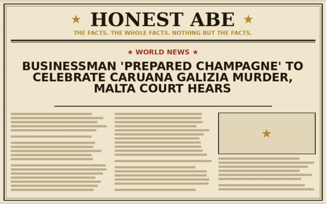 Businessman ‘Prepared Champagne’ to Celebrate Caruana Galizia Murder, Malta Court Hears