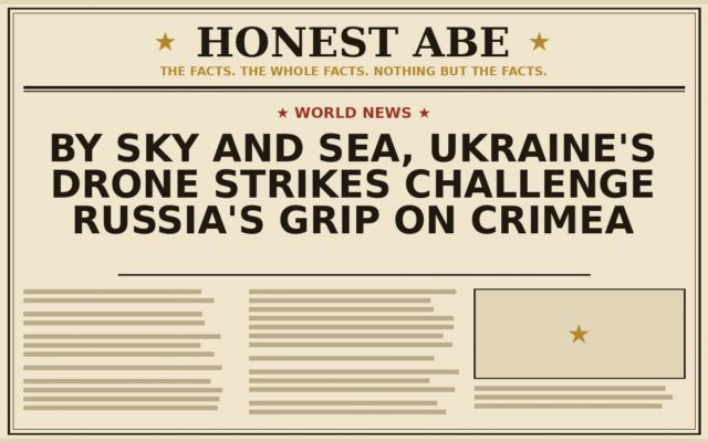 By Sky and Sea, Ukraine’s Drone Strikes Challenge Russia’s Grip on Crimea