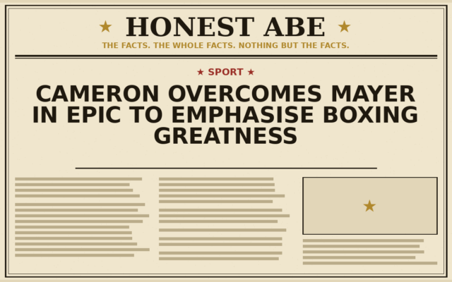 Cameron Overcomes Mayer in Epic to Emphasise Boxing Greatness