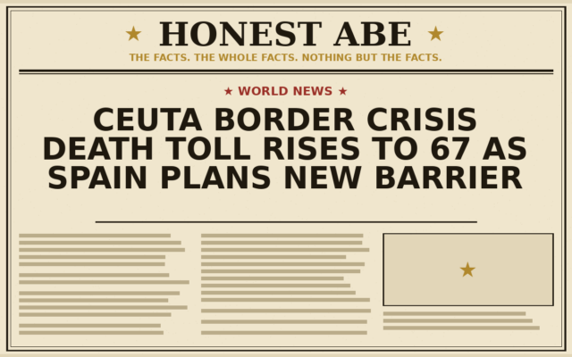 Ceuta Border Crisis Death Toll Rises to 67 as Spain Plans New Barrier