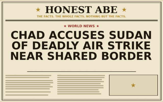 Chad Accuses Sudan of Deadly Air Strike Near Shared Border