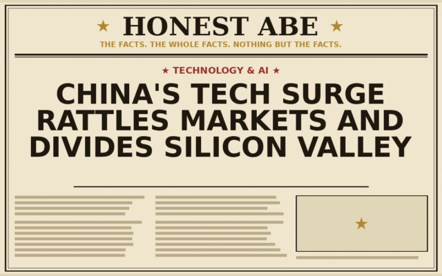 China’s Tech Surge Rattles Markets and Divides Silicon Valley