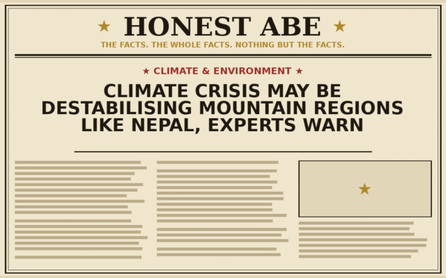 Climate Crisis May Be Destabilising Mountain Regions Like Nepal, Experts Warn