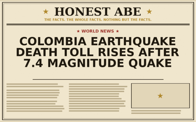 Colombia Earthquake Death Toll Rises After 7.4 Magnitude Quake
