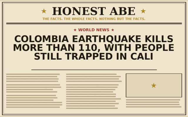 Colombia Earthquake Kills More Than 110, With People Still Trapped in Cali