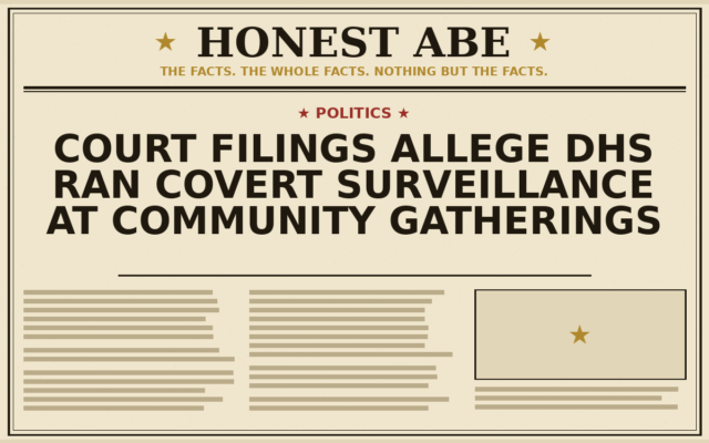 Court Filings Allege DHS Ran Covert Surveillance at Community Gatherings