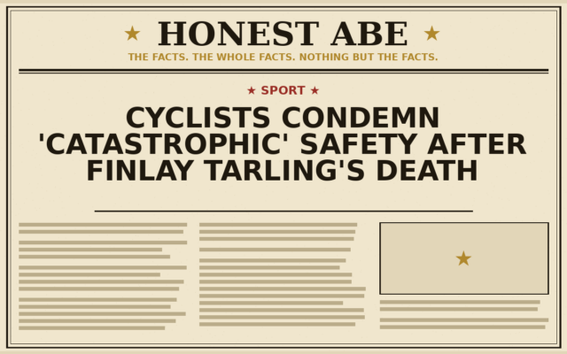 Cyclists Condemn ‘Catastrophic’ Safety After Finlay Tarling’s Death