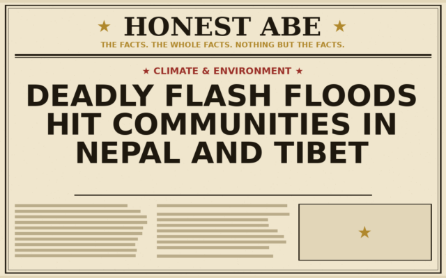 Deadly Flash Floods Hit Communities in Nepal and Tibet