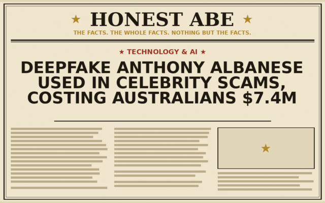 Deepfake Anthony Albanese Used in Celebrity Scams, Costing Australians $7.4m