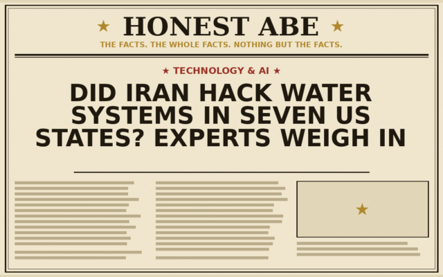 Did Iran Hack Water Systems in Seven US States? Experts Weigh In