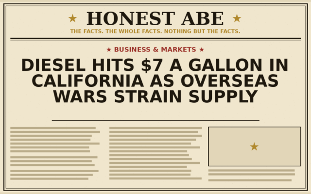 Diesel Hits $7 a Gallon in California as Overseas Wars Strain Supply