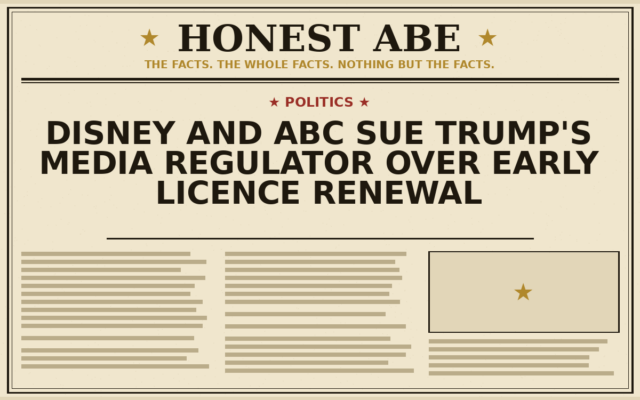 Disney and ABC Sue Trump’s Media Regulator Over Early Licence Renewal