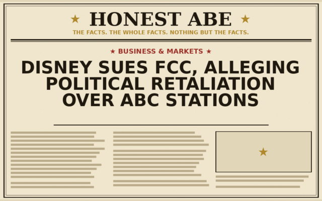Disney Sues FCC, Alleging Political Retaliation Over ABC Stations