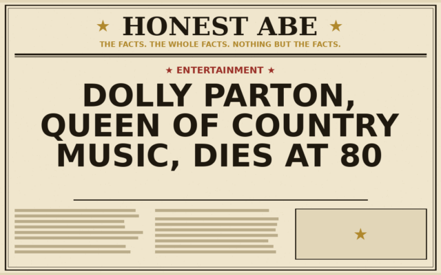 Dolly Parton, Queen of Country Music, Dies at 80