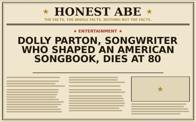 Dolly Parton, Songwriter Who Shaped an American Songbook, Dies at 80