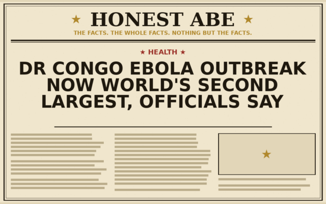 DR Congo Ebola Outbreak Now World’s Second Largest, Officials Say